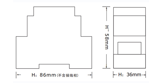 區域漏水監測模塊尺寸